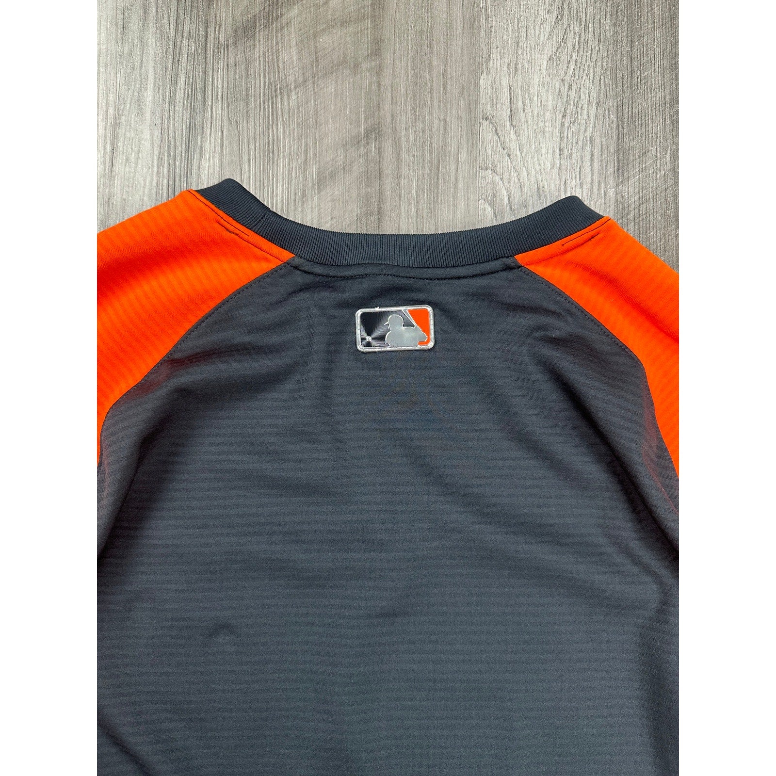 Nike Detroit Tigers Dri-FIT Therma Lined Long Sleeve Pullover in Orange Black — Size XL // Preowned