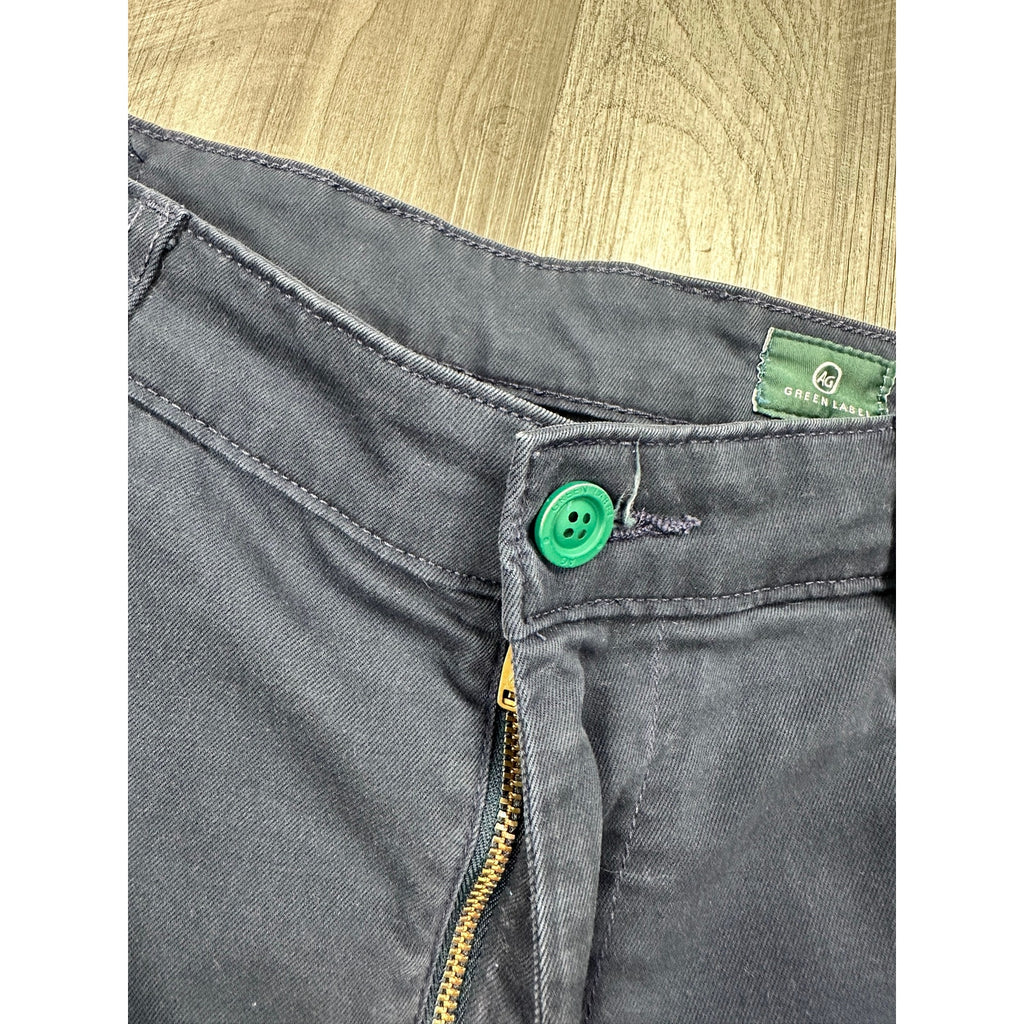 AG Adriano Goldschmied Green Label Canyon Relaxed Golf Shorts in Navy — Size 32R // Preowned