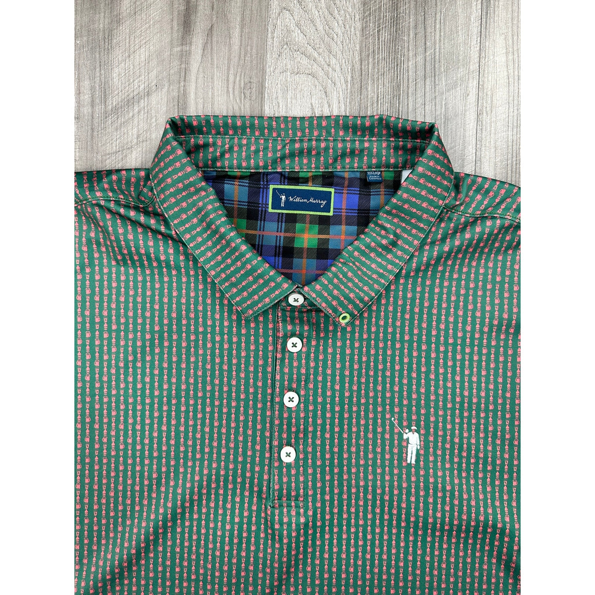 William Murray Beersucker Golf Polo — Size 3XL // Preowned
