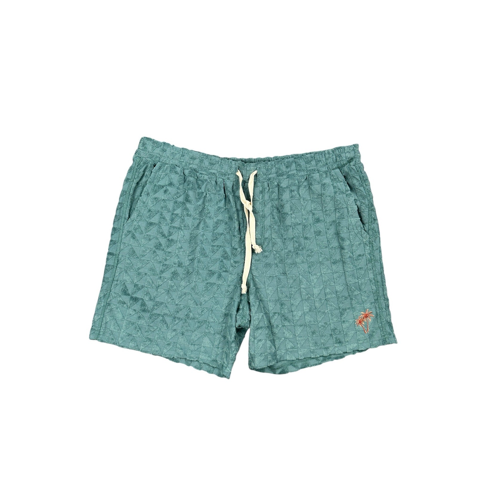 Marine Layer Towel Terry 6" Shorts in North Atlantic Green — Size Large