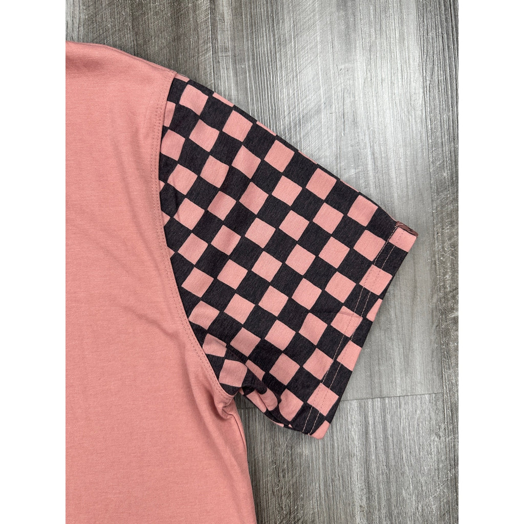 Birds of Condor Weekend at Birdies Fine Pique Polo in Old Rose — Size Large // Preowned