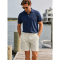 Peter Millar Shackleford Classic Fit Performance Hybrid Short in Sand — Size 40