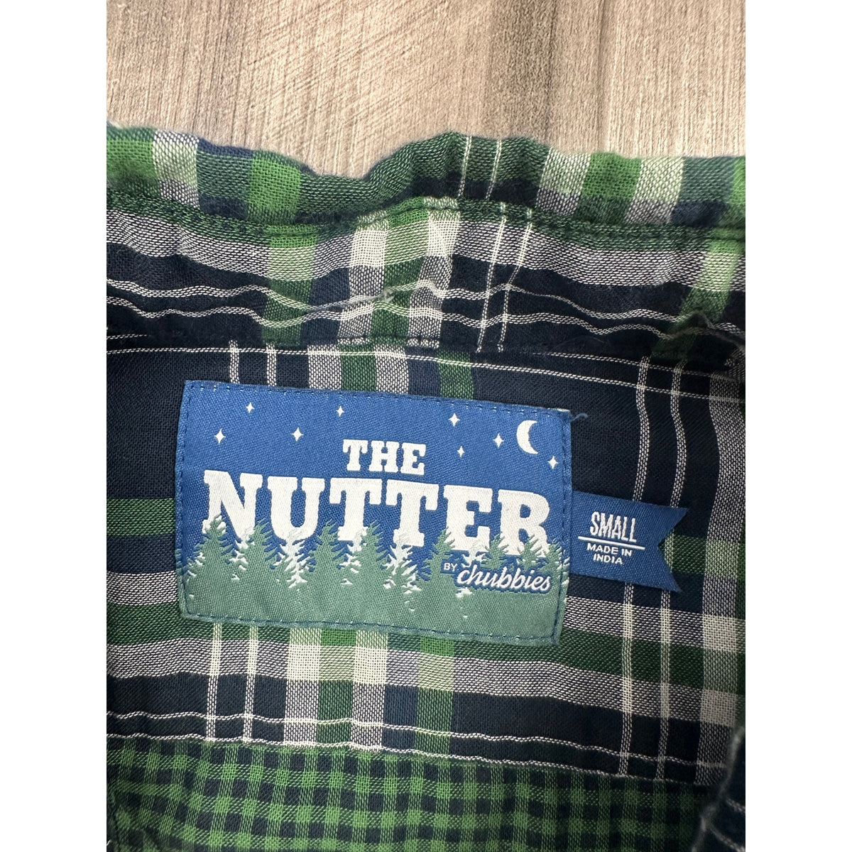 Chubbies The Nutter Plaid Light Soft Cotton Flannel Long Sleeve Shirt — Size Small // Preowned
