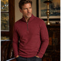 Robert Graham Shelton Top Knit Quarter Zip Pullover - Medium