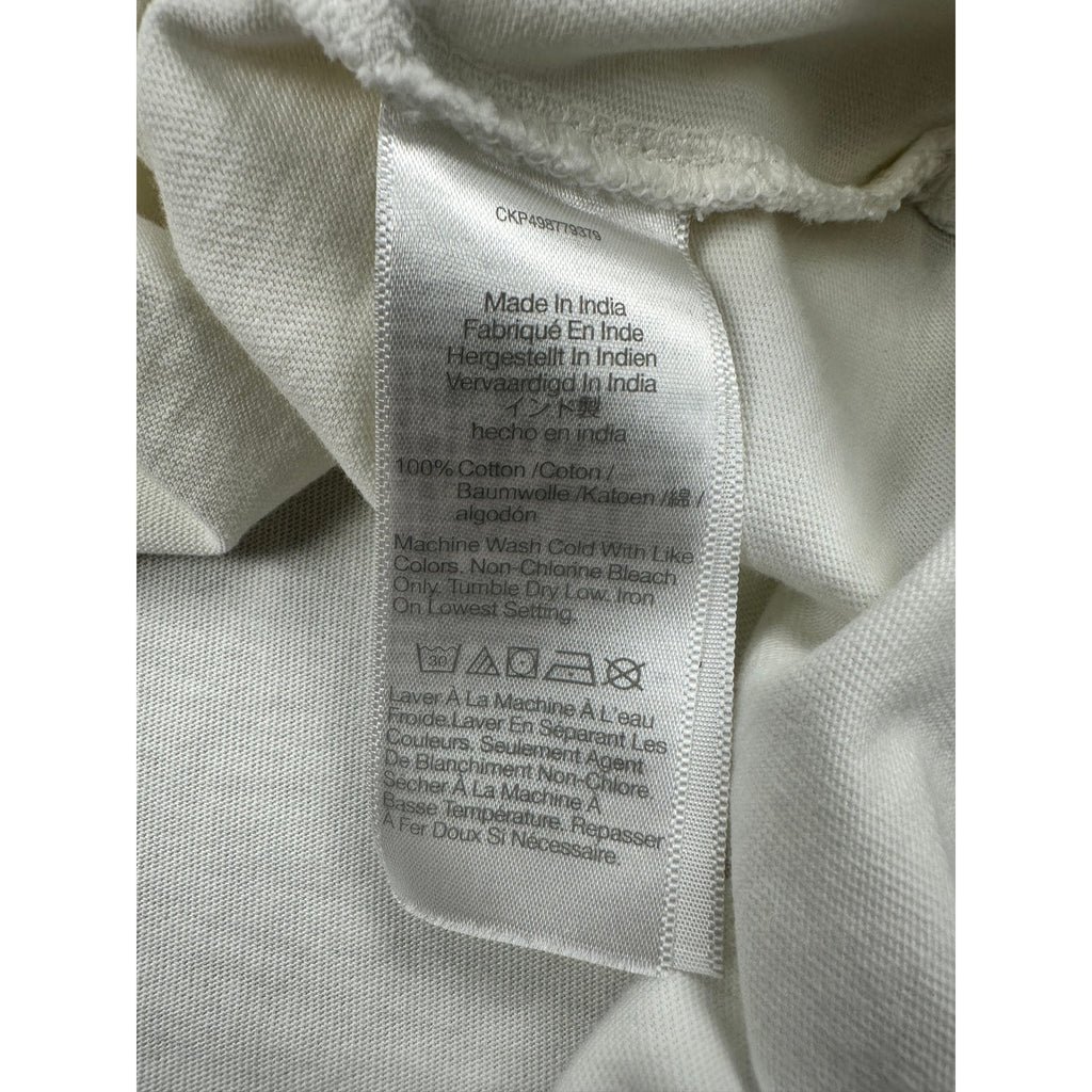 Madewell The Vintage Polo Shirt in White — Size Large // Preowned