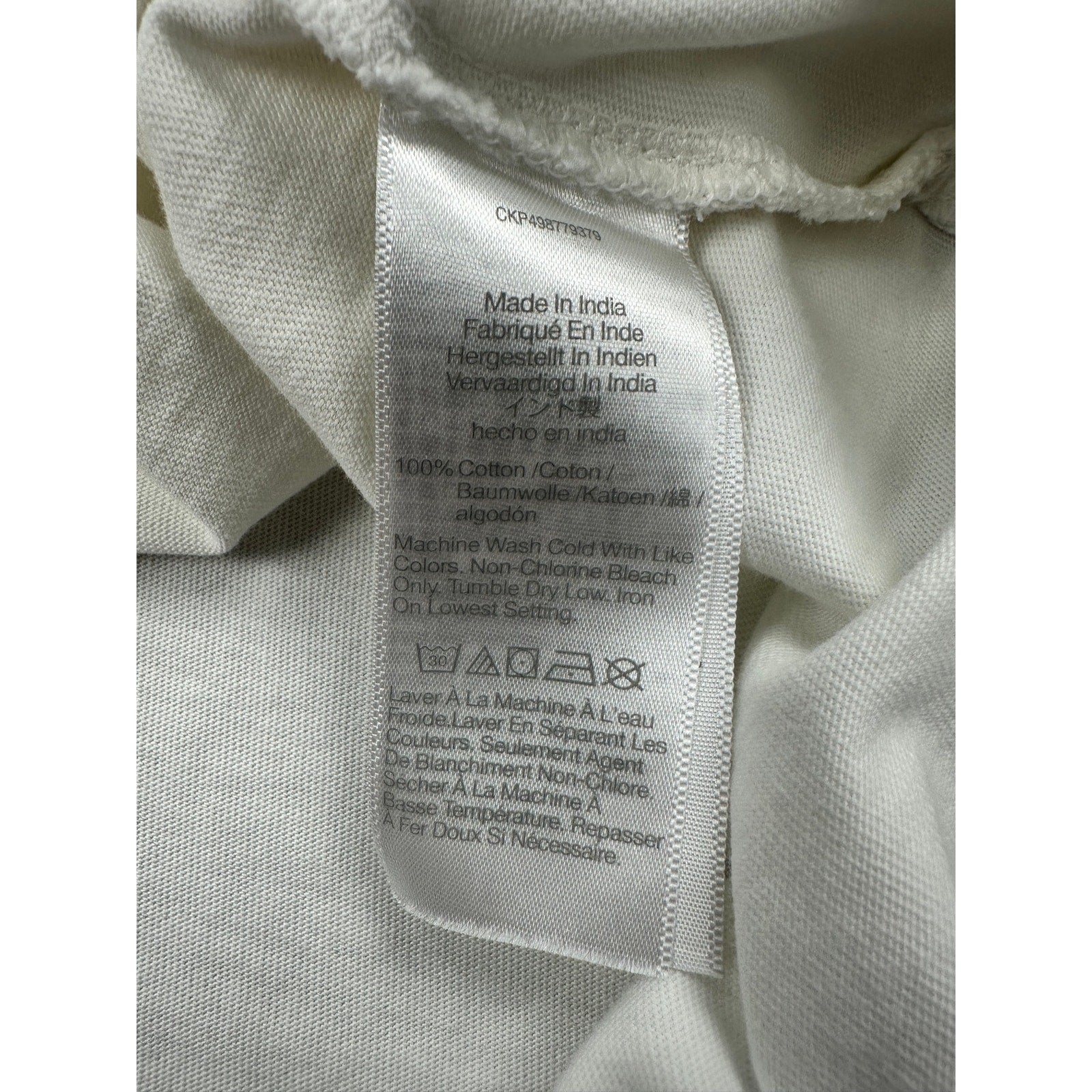 Madewell The Vintage Polo Shirt in White — Size Large // Preowned
