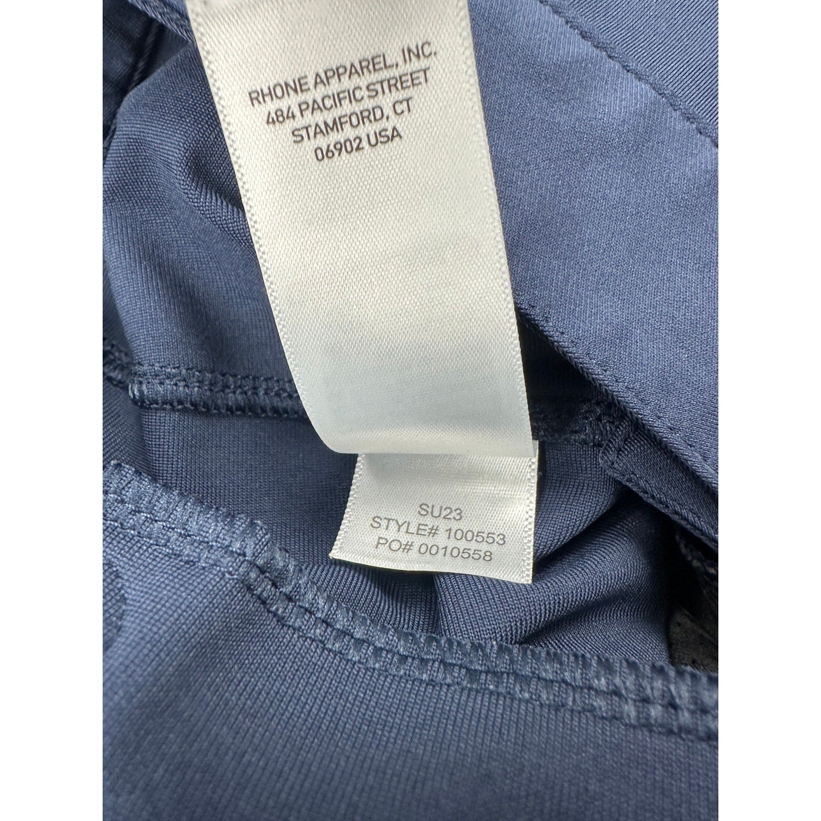 Rhone Commuter 7-Inch Performance Chino Shorts in Navy — Size 35 // Preowned