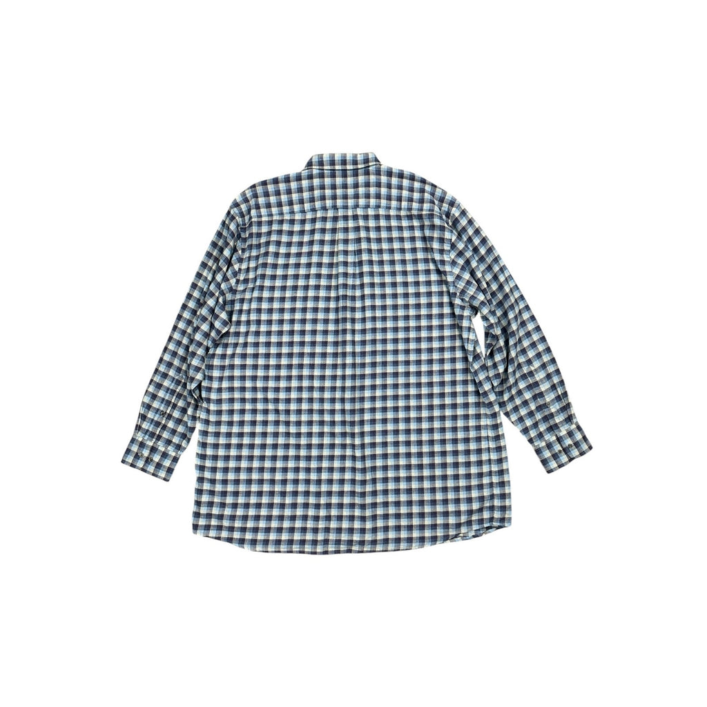 Peter Millar North Bay Crown Cotton Sport Plaid Long Sleeve Button Down Shirt — Size 2XT // Preowned