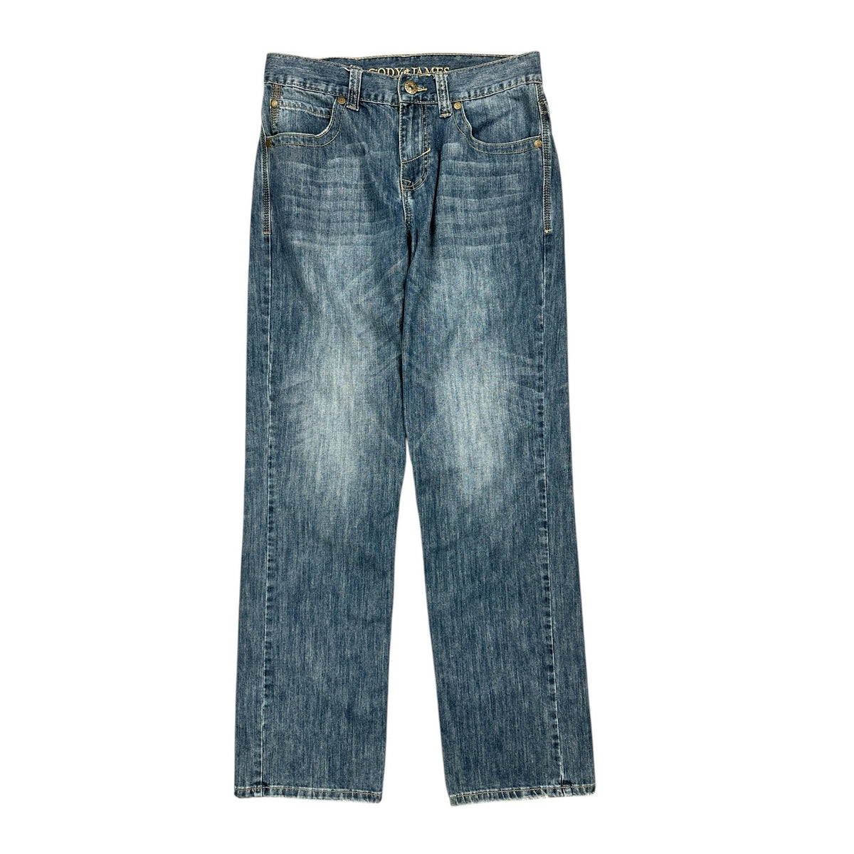 Cody James Light River Bank Stretch Straight Boot Cut Jeans — Size 29x34 // Preowned