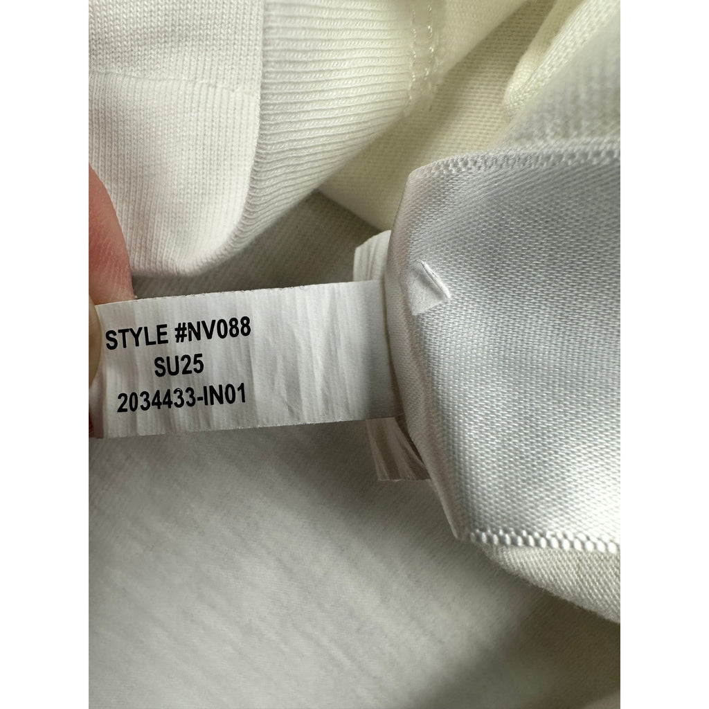 Madewell The Vintage Polo Shirt in White — Size Large // Preowned