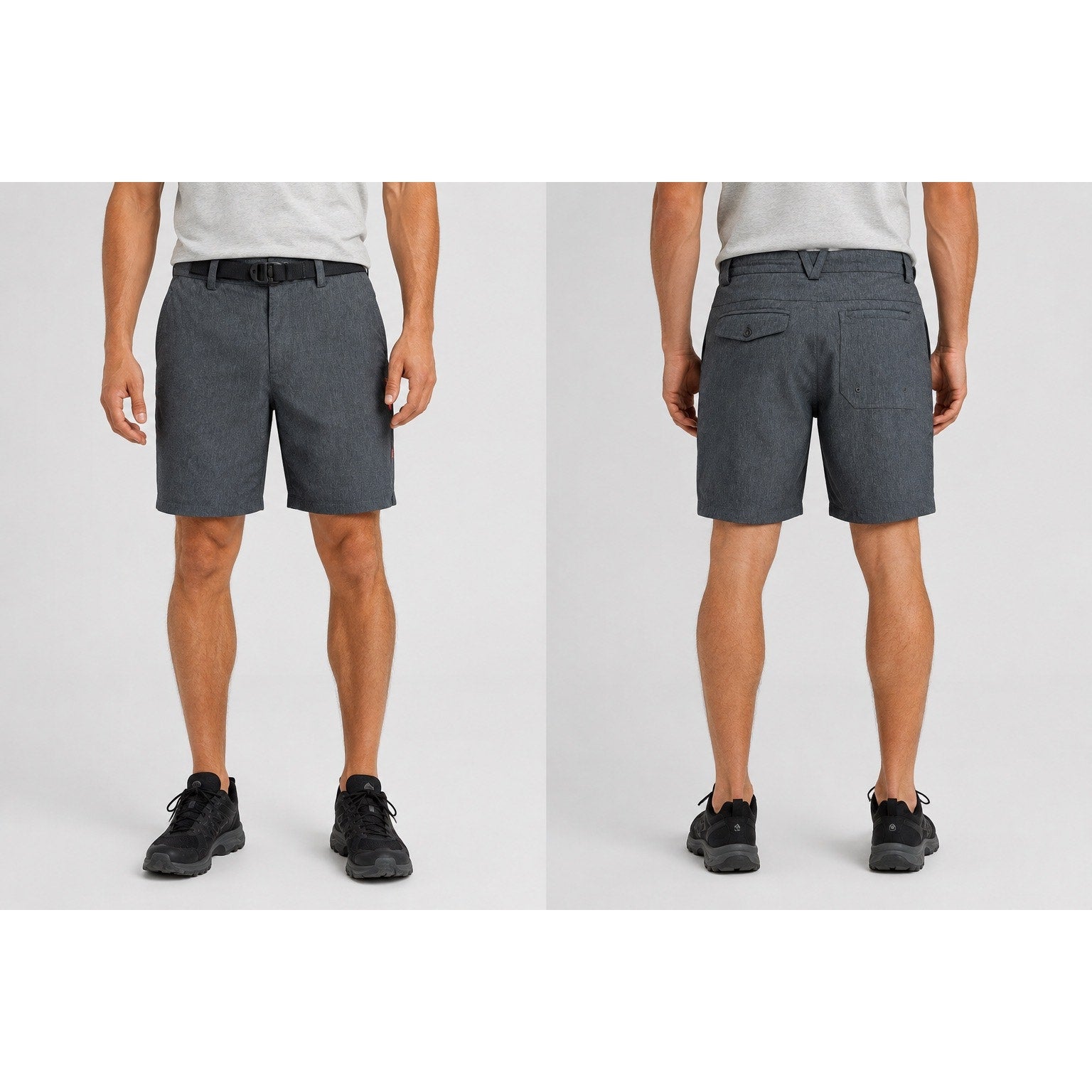 Ketl Mountain Shenanigan Outdoor Shorts in Heather Charcoal — Size Small // Preowned