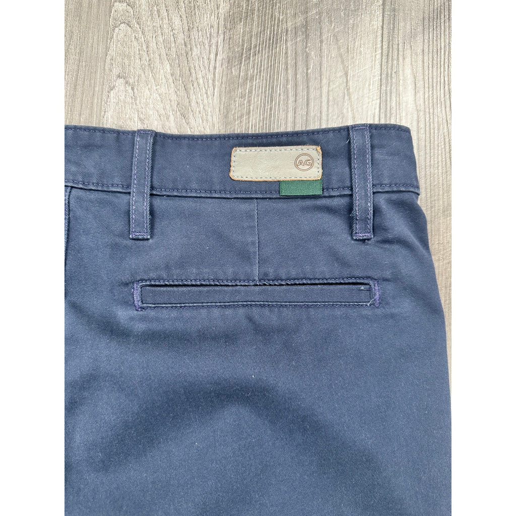 AG Adriano Goldschmied Green Label Canyon Relaxed Golf Shorts in Navy — Size 32R // Preowned
