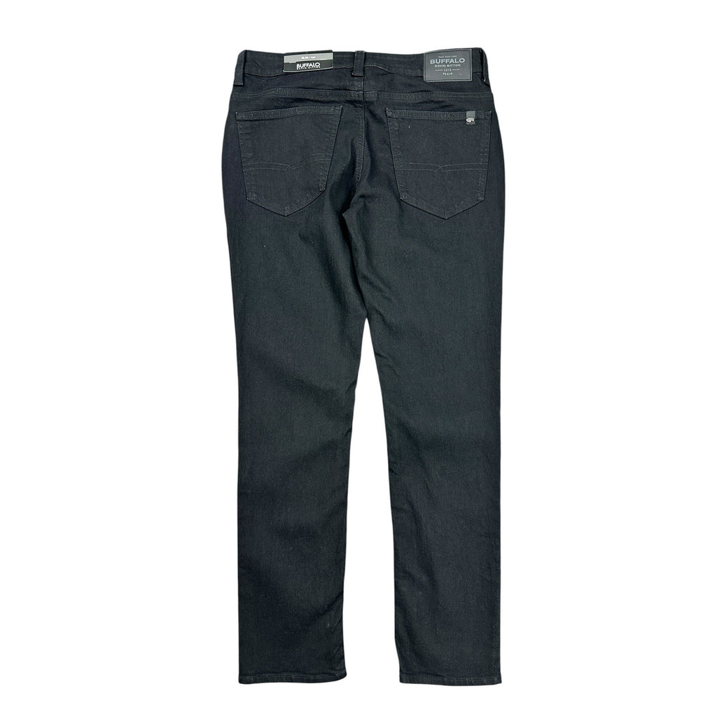 Buffalo David Bitton Ash Slim Stretch Jean in Black Rinse — Size 30x30