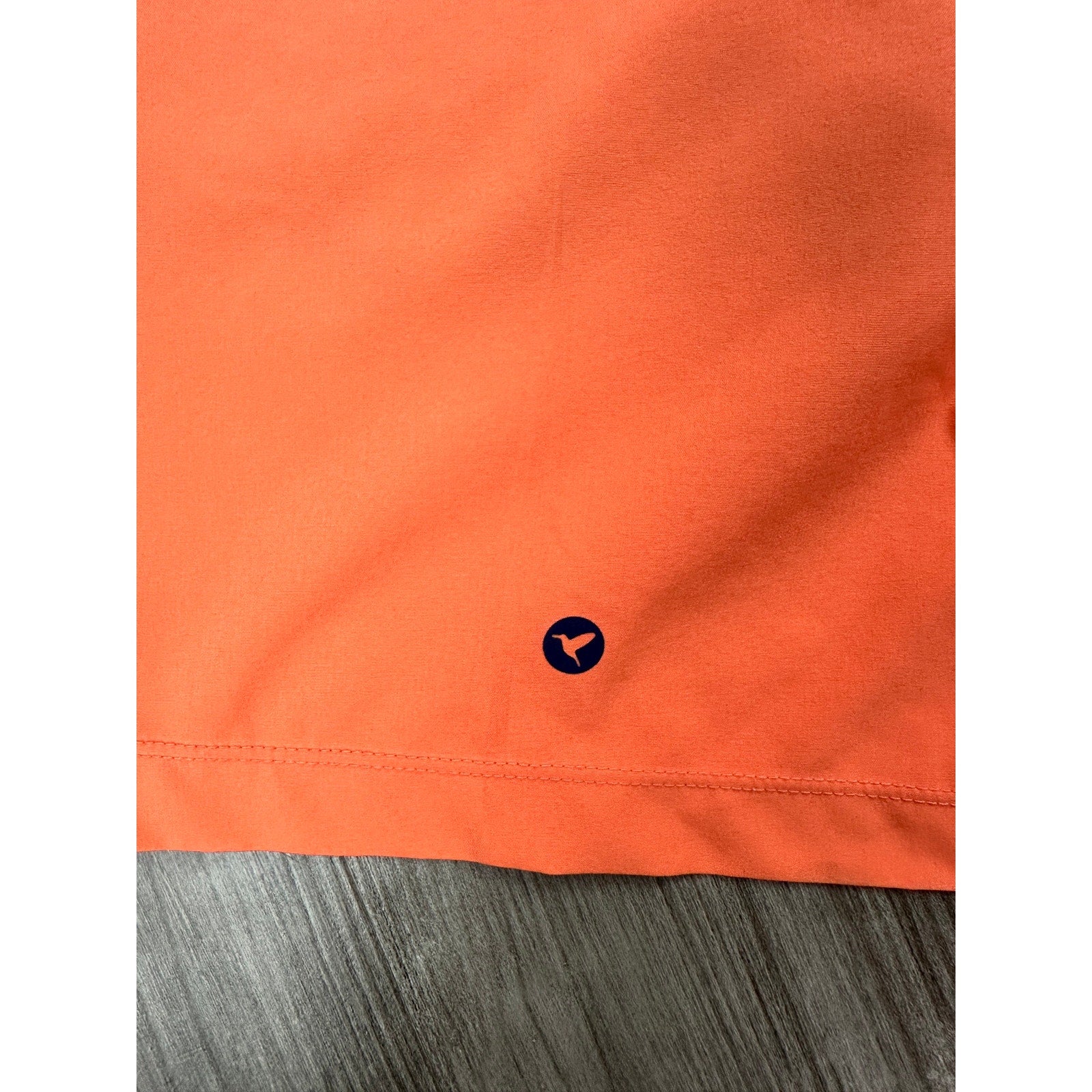 Birddogs Lined Gym Training Shorts in Peach and Navy — Size Large Extended // Preowned