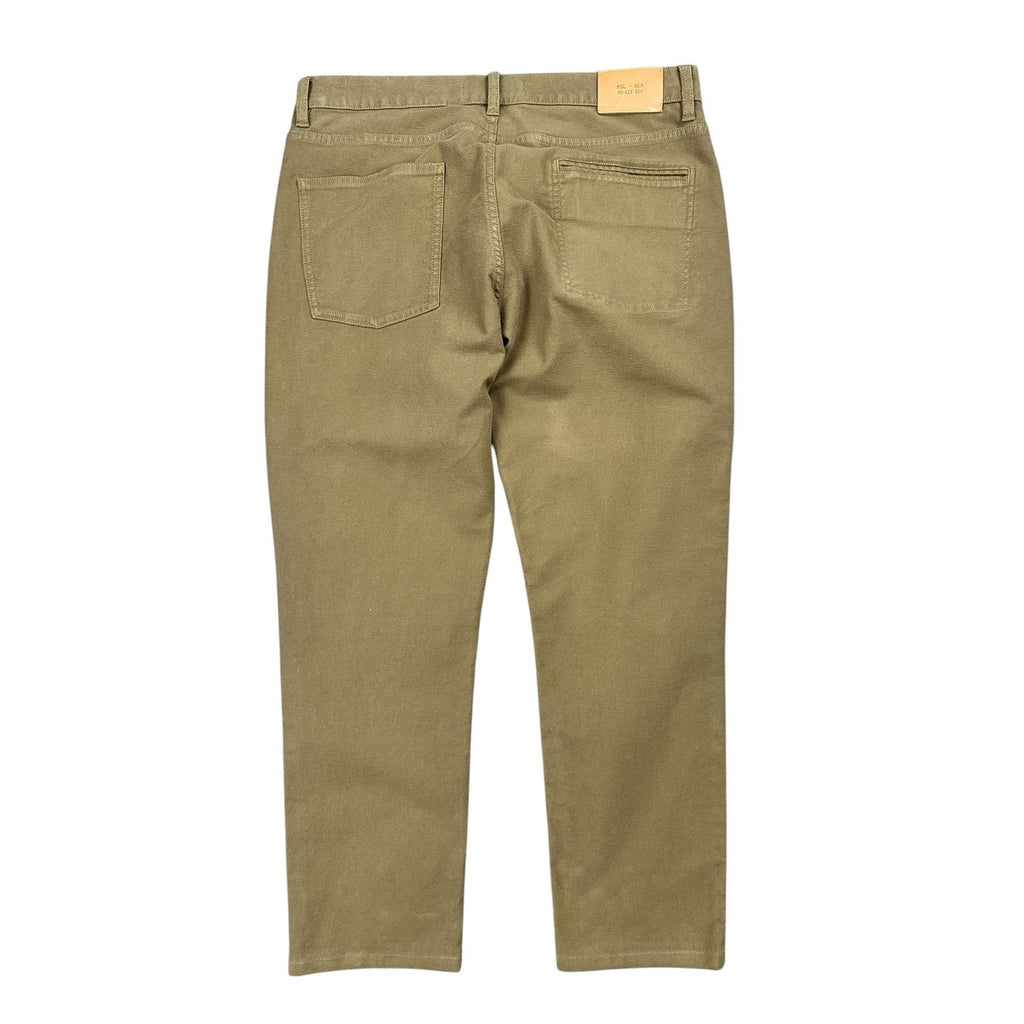 Billy Reid Moleskin Slim Fit 5 Pocket Pants in Tan — Size 34 // Preowned