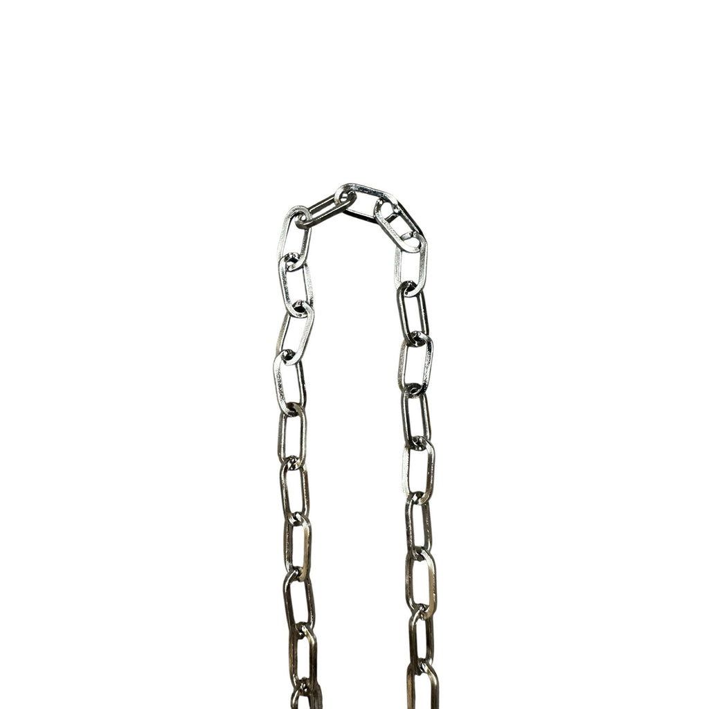 Andrew Christian Ball and Chain Necklace in Silver — One Size