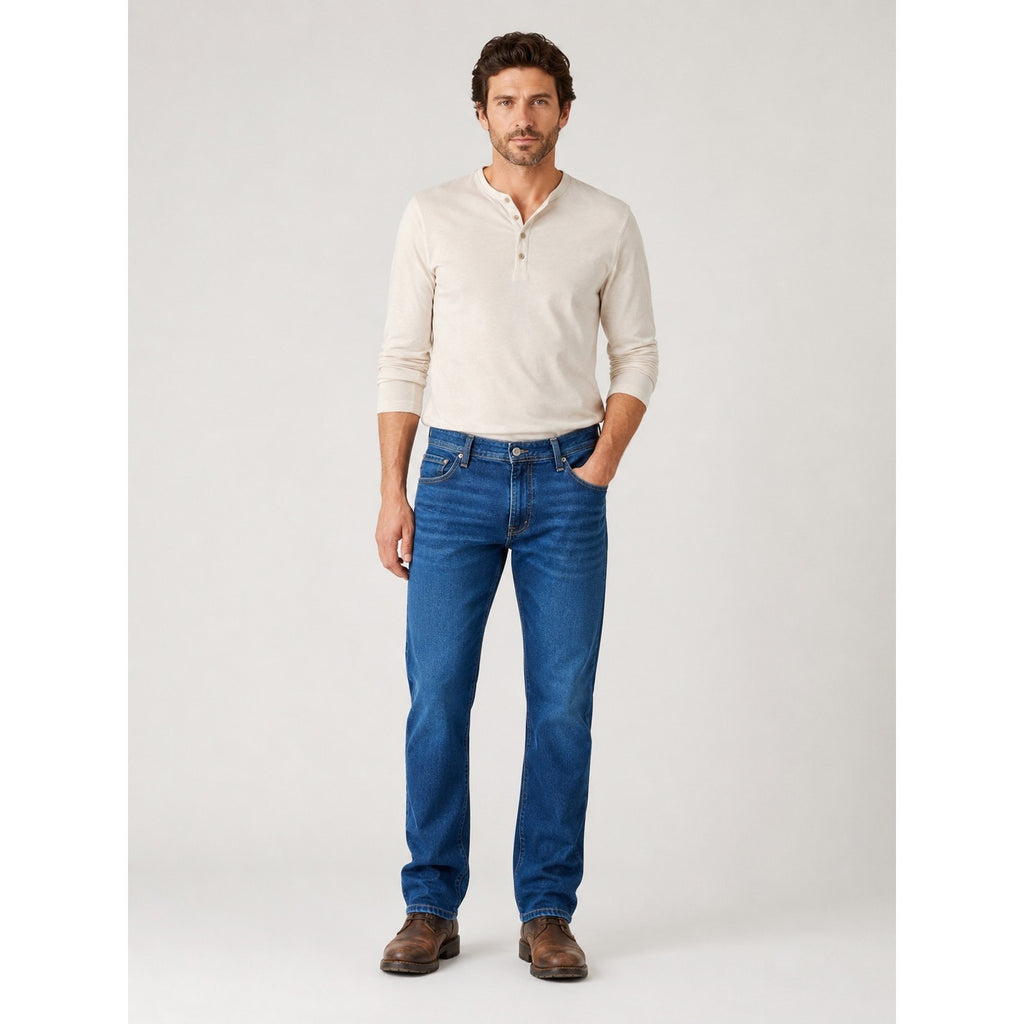 AG Adriano Goldschmied Everett Slim Straight Deep Indigo Jeans — 38x32