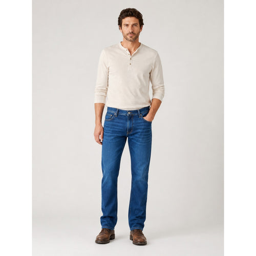 AG Adriano Goldschmied Everett Slim Straight Deep Indigo Jeans — 38x32