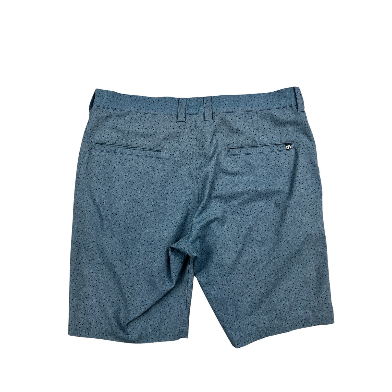 TravisMathew No Map Needed Golf Shorts in Dark Slate Blue, Black — Size 33 // Preowned
