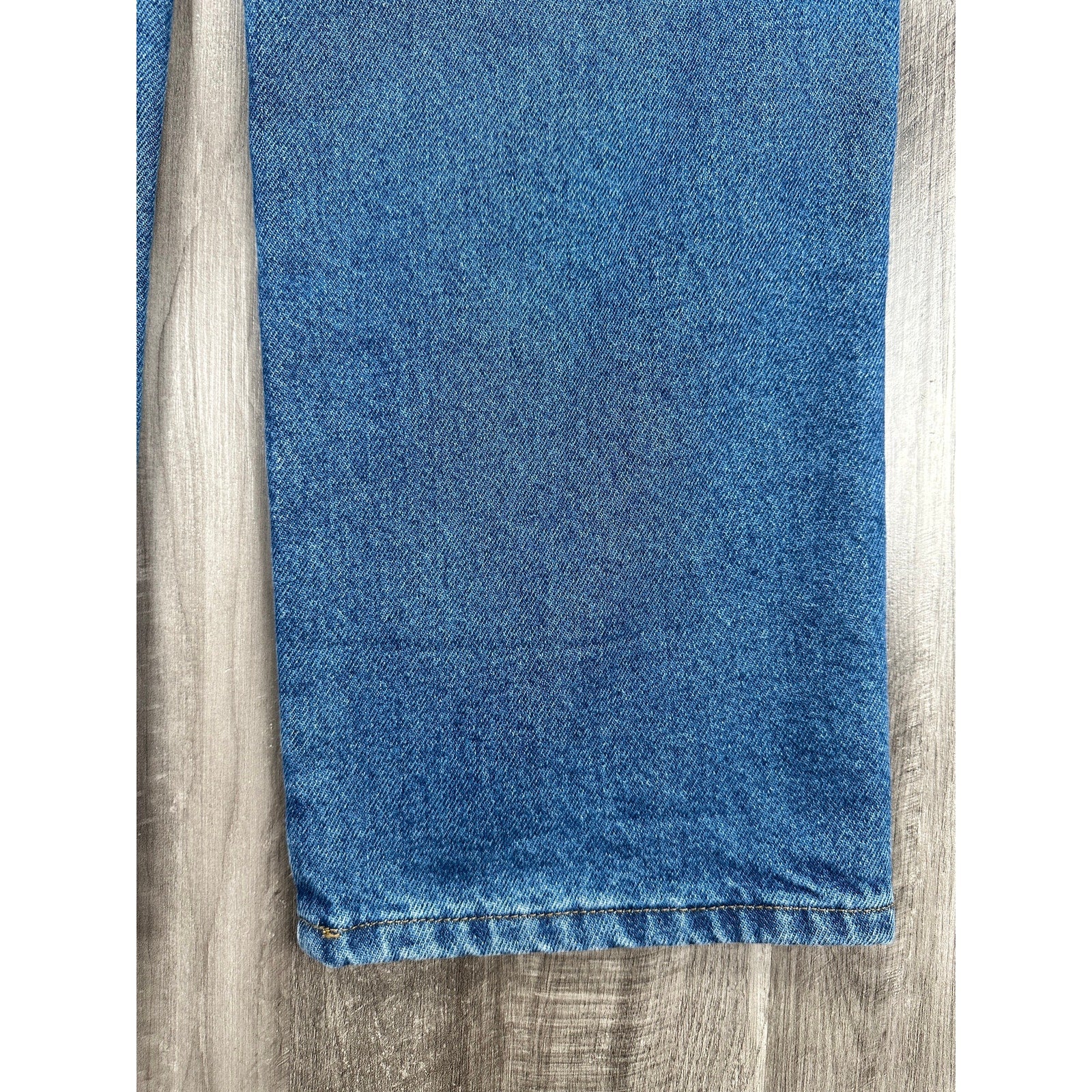 L.L. Bean Double L Classic Fit Flannel-Lined Jeans in Blue — Size 34x34 // Preowned