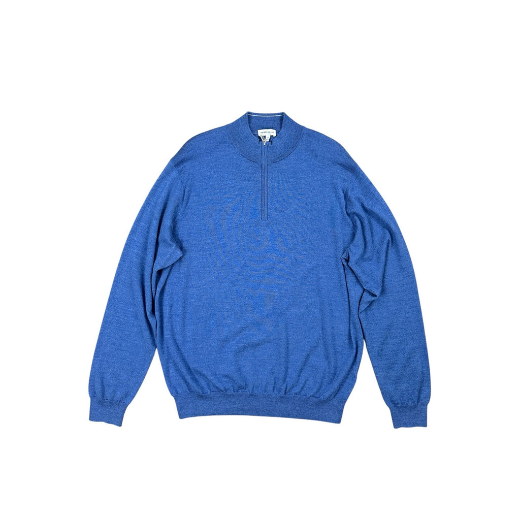 Peter Millar Autumn Crest Quarter Zip Merino Wool Pullover — Size XL // Preowned