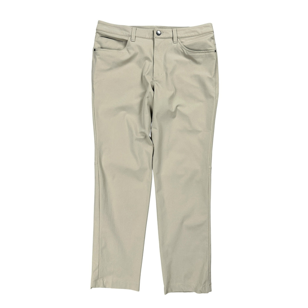 Lululemon ABC Slim Fit Warpstreme 5 Pocket Pants in Tan — Size 32 // Preowned