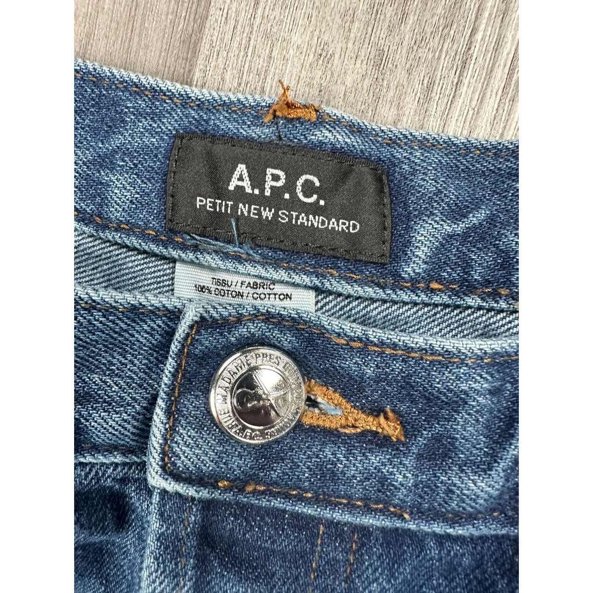 A.P.C. Petit New Standard Modern Slim Straight Jeans — Size 32 // Preowned