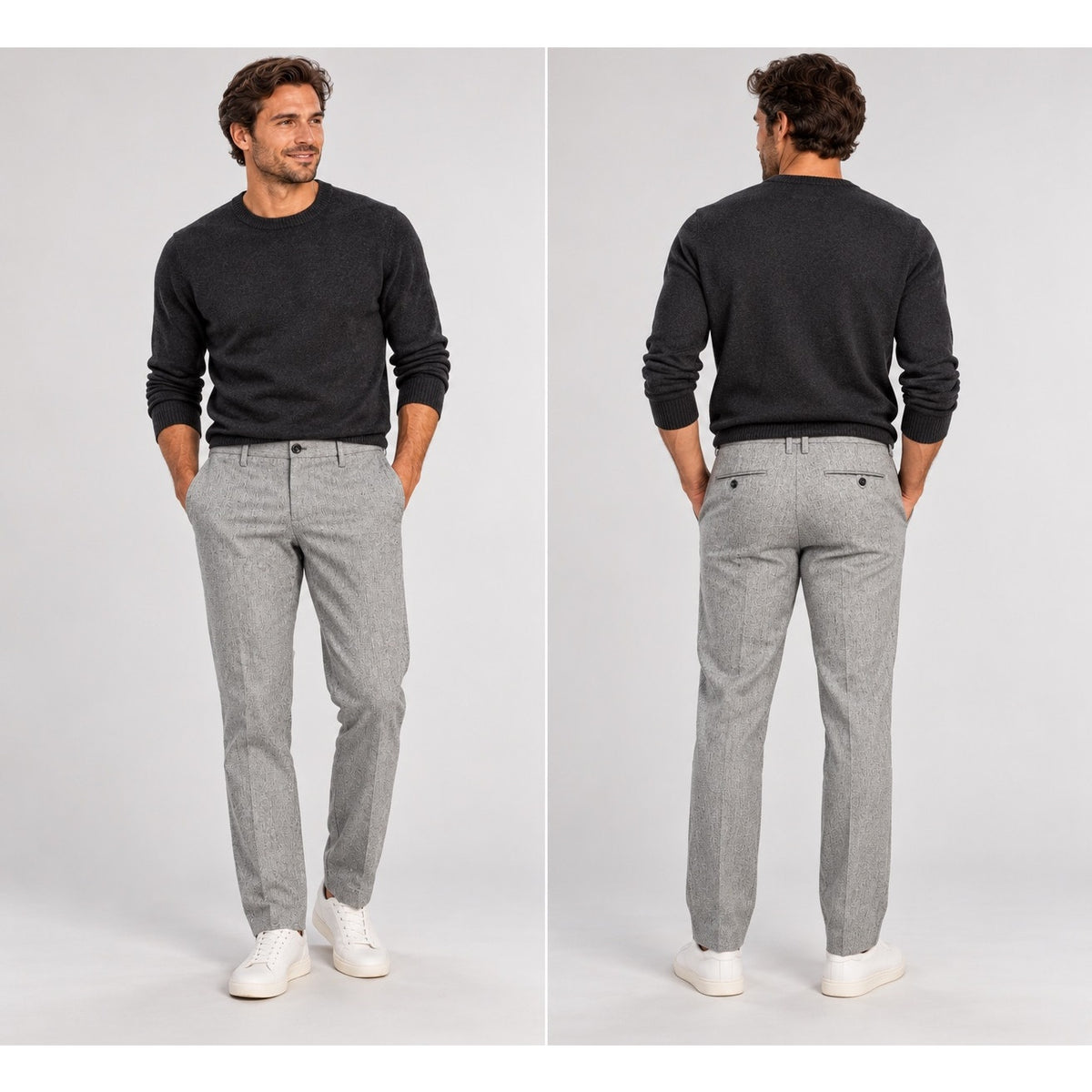 Huckberry Wills All Seasons Stretch Wool Trouser Pants — Size 36 // Preowned