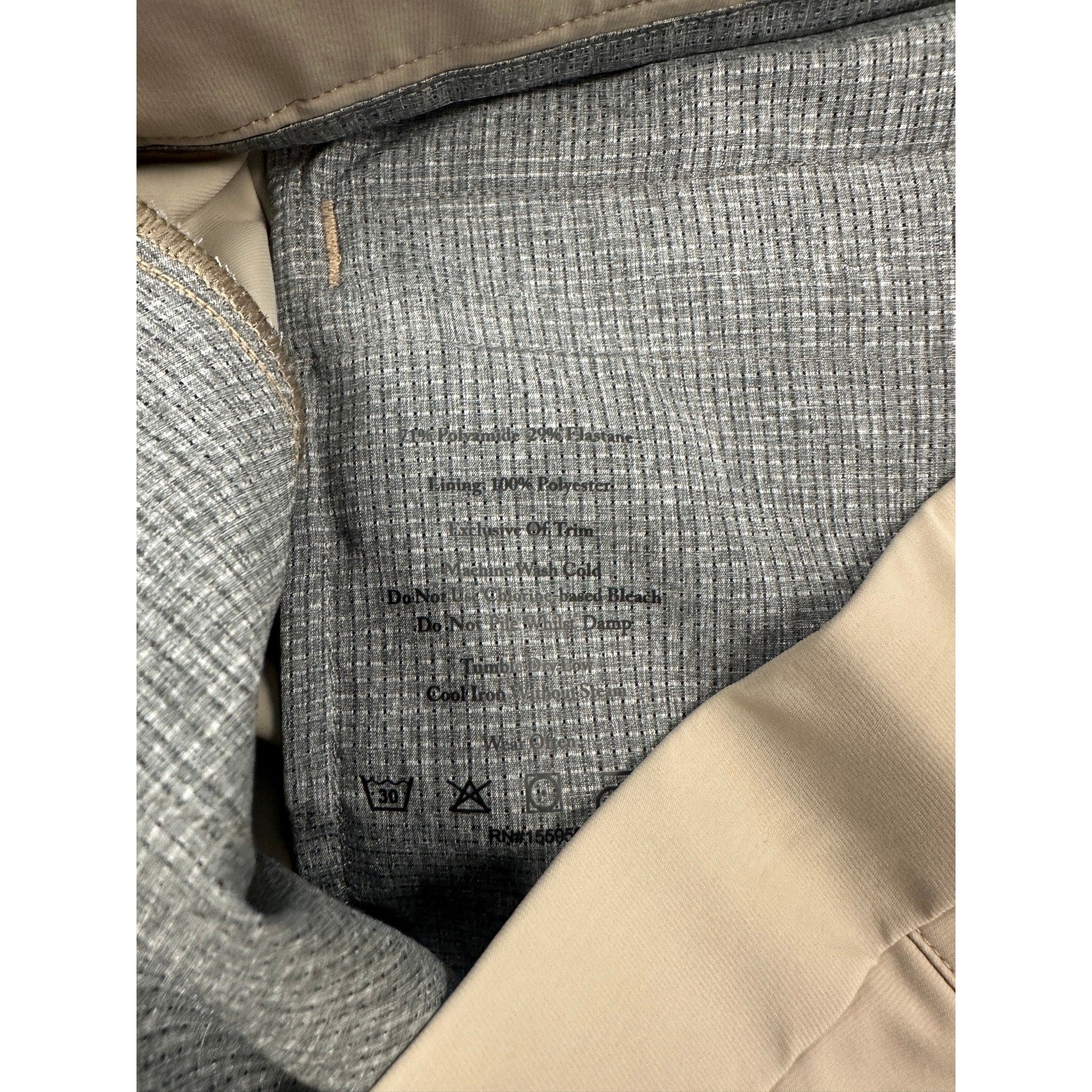 Greyson Montauk Performance Golf Chino Pants in Khaki — Size 35x32 // Preowned
