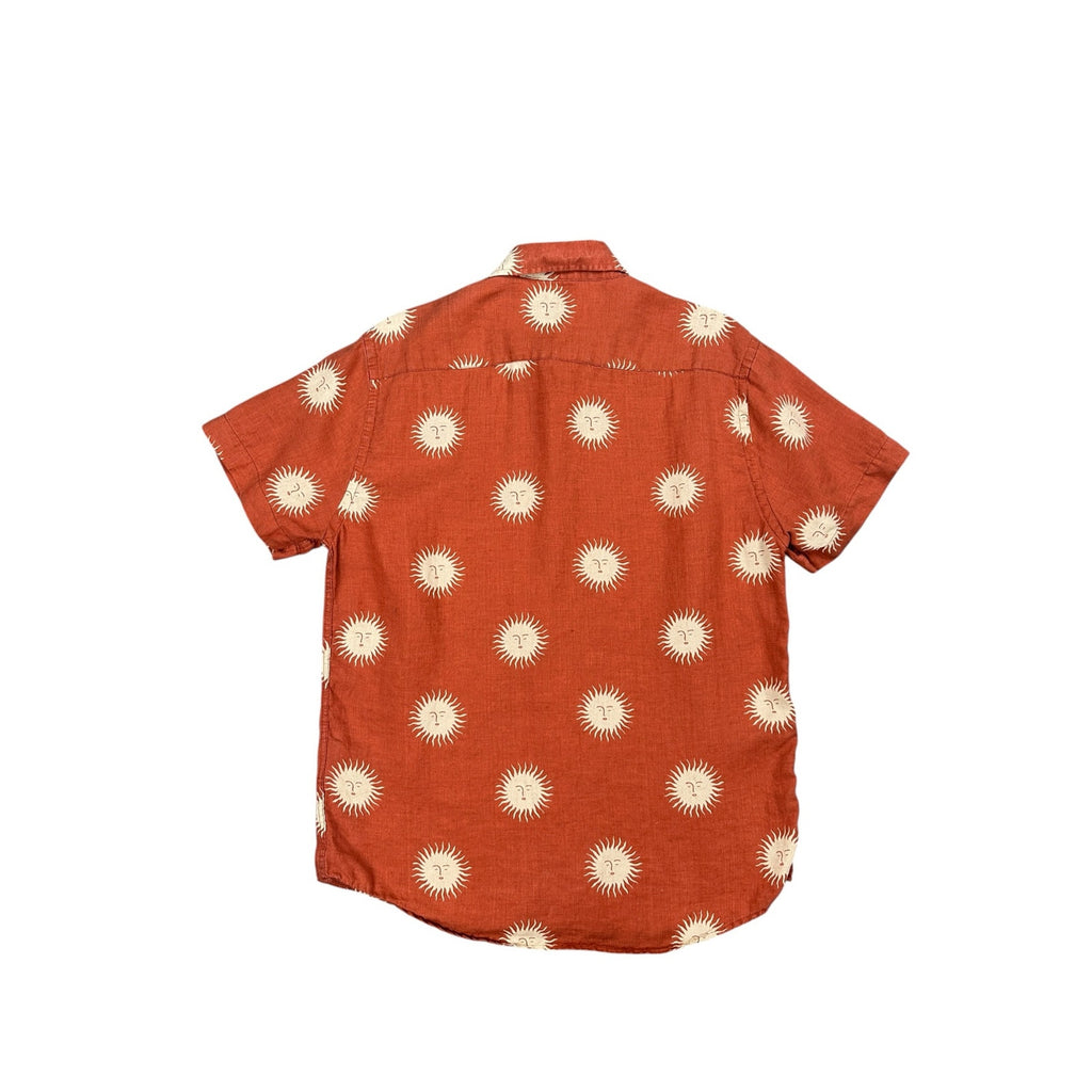 OLOW x Isabelle Vandeplassche Linen Sun Short Sleeve Button Down Shirt — Size Medium // Preowned
