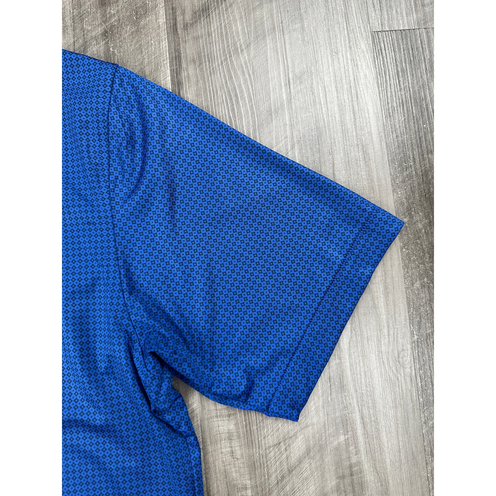 Peter Millar Summer Comfort Wade Stretch Jersey Performance Golf Polo in Blue Lapis — Size XL // Preowned