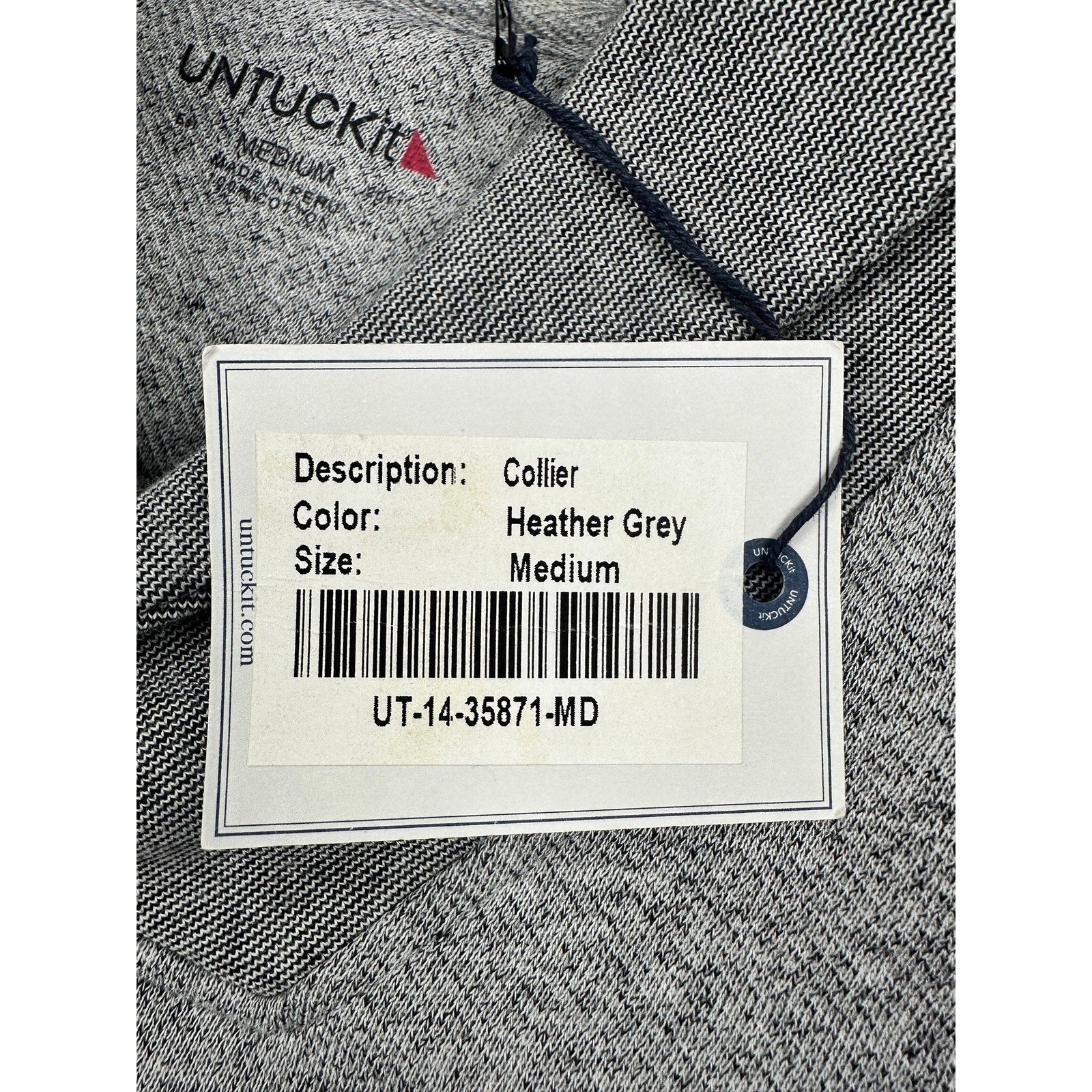 UNTUCKit Collier Shawl Pullover Sweater in Heather Gray — Size Medium