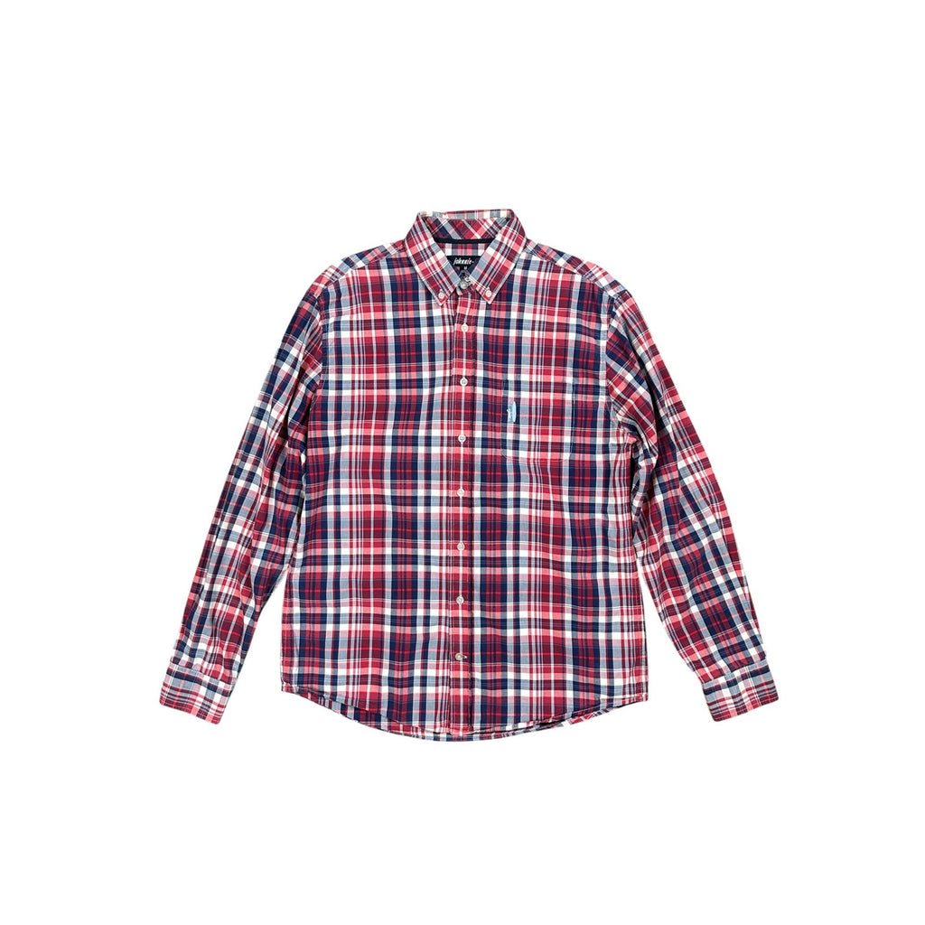 Johnnie-O Plaid Tweener Button Original Long Sleeve Button Down Shirt — Size Medium // Preowned