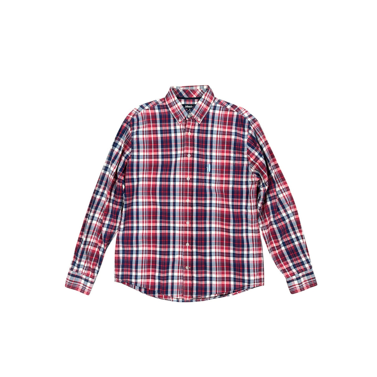 Johnnie-O Plaid Tweener Button Original Long Sleeve Button Down Shirt — Size Medium // Preowned