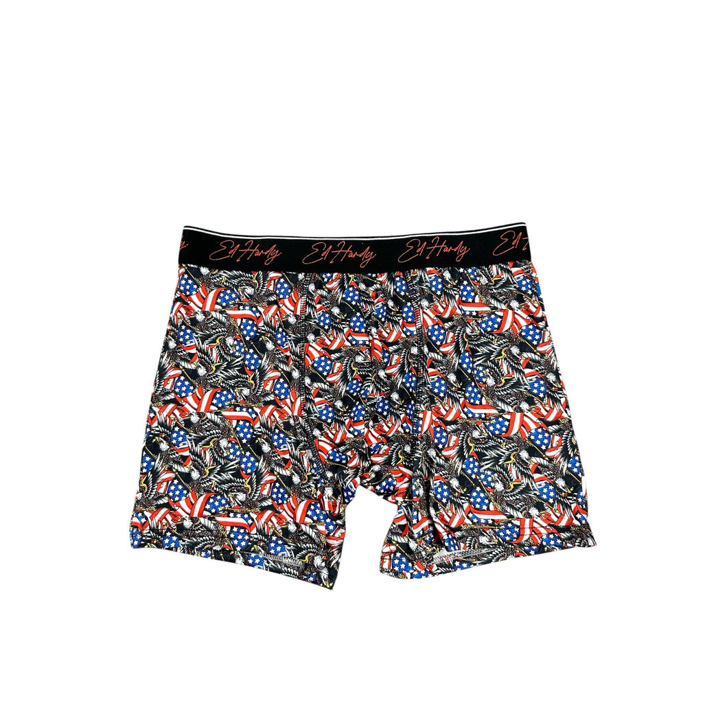 Ed Hardy Performance Boxer Briefs 4-Pack — Size Medium