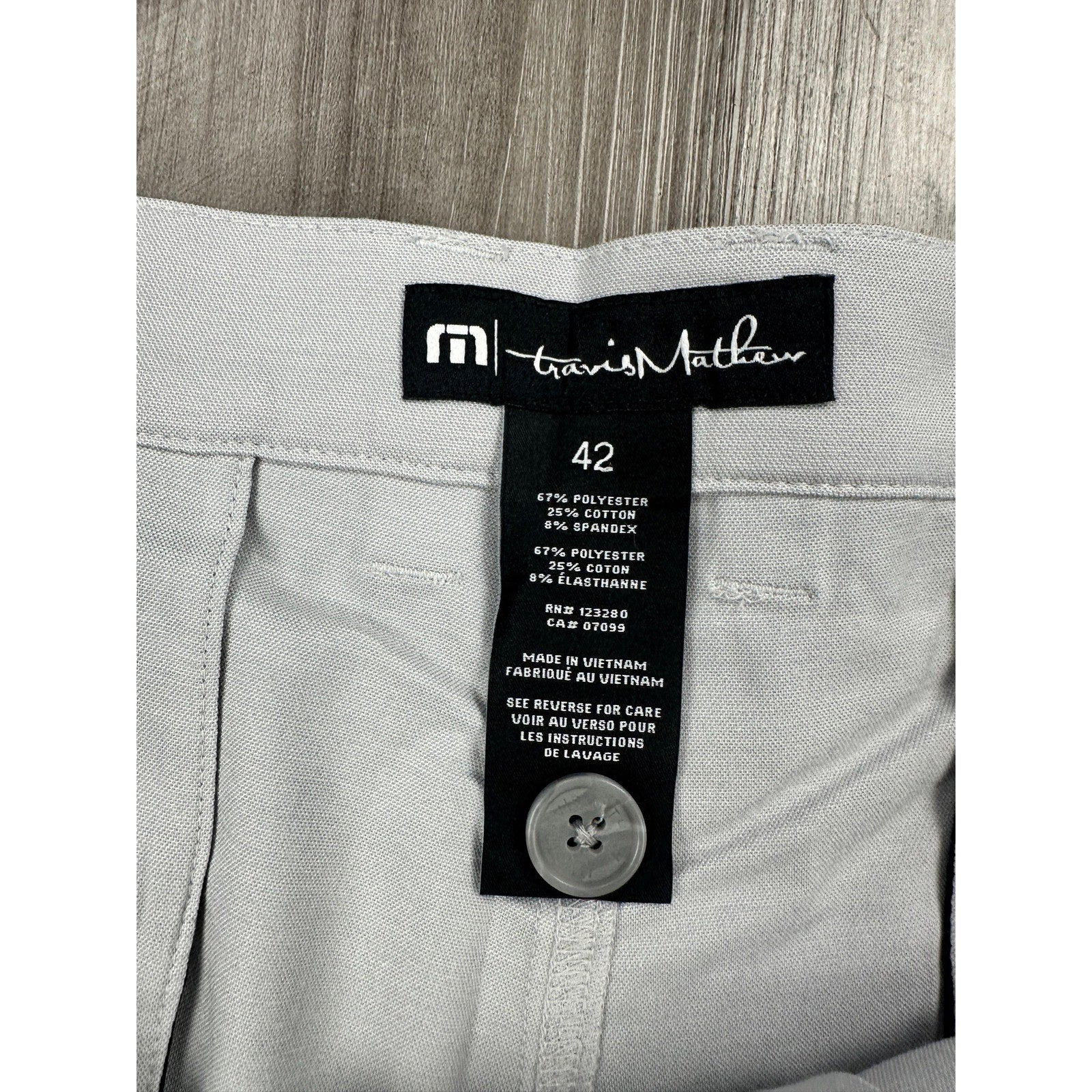 Travis Mathew Resort to This Golf Shorts in Heather Microchip — Size 42