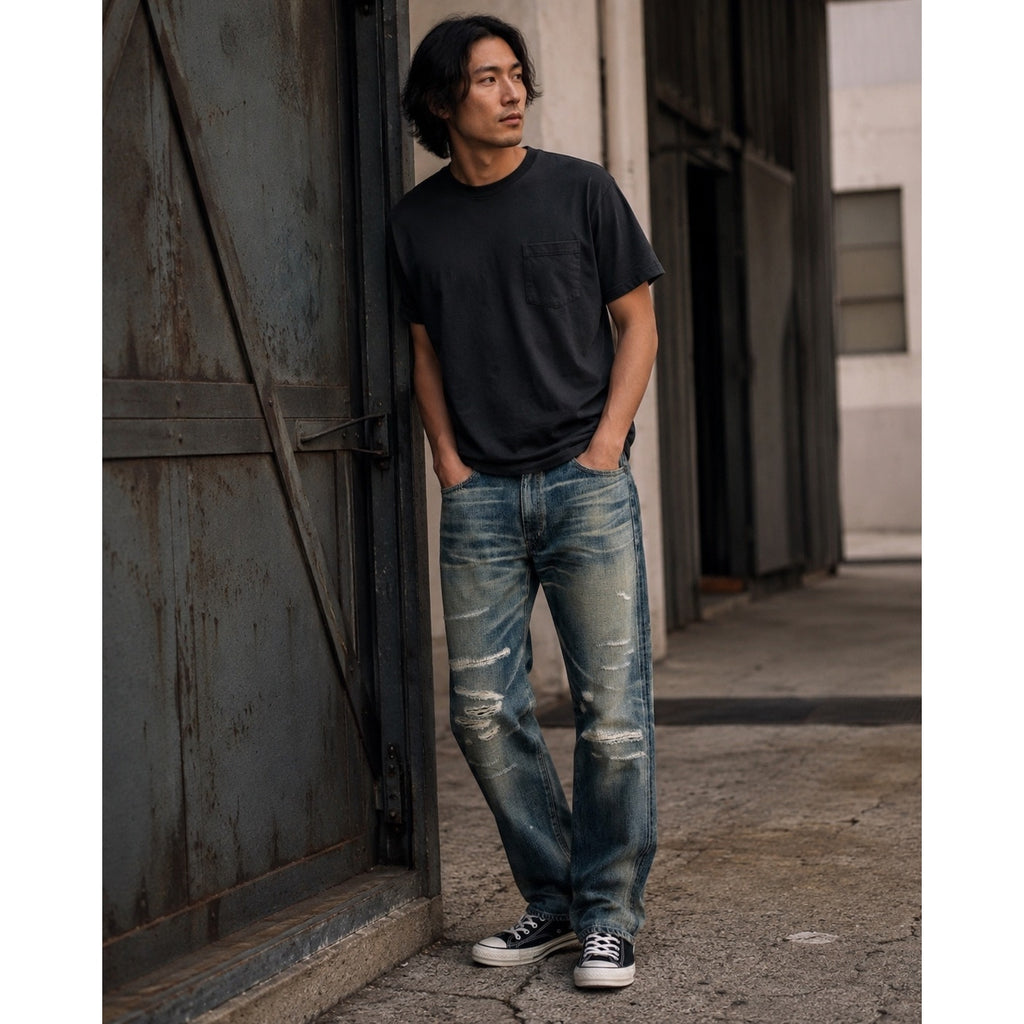 Neighborhood 242 DP-MID Made in Japan Jeans in Blue — Size Large // Preowned
