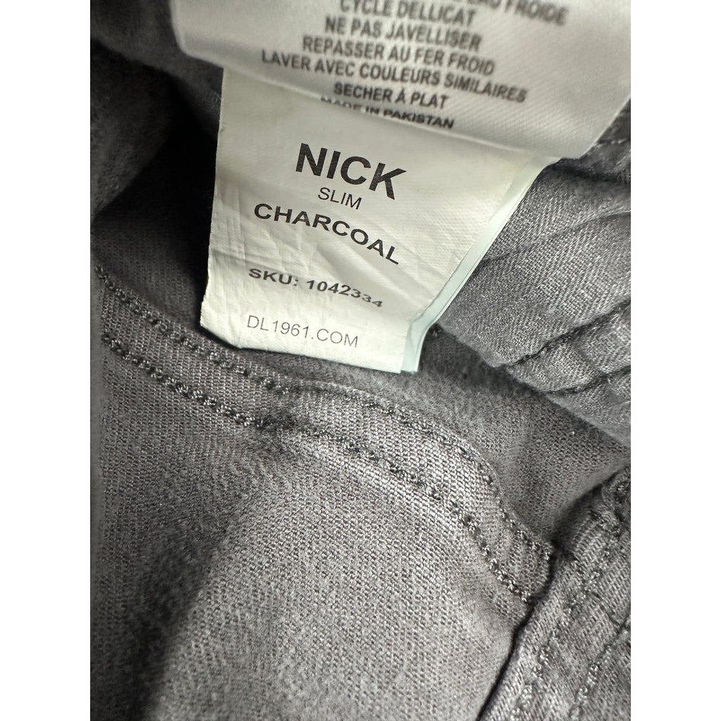 DL1961 Nick Slim Fit Jeans in Charcoal — Size 36x34 // Preowned