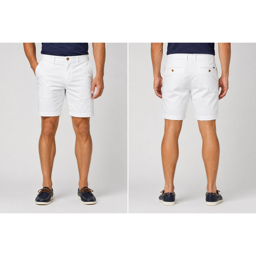 Polo Ralph Lauren Stretch Slim Fit Chino Shorts in White — Size 40