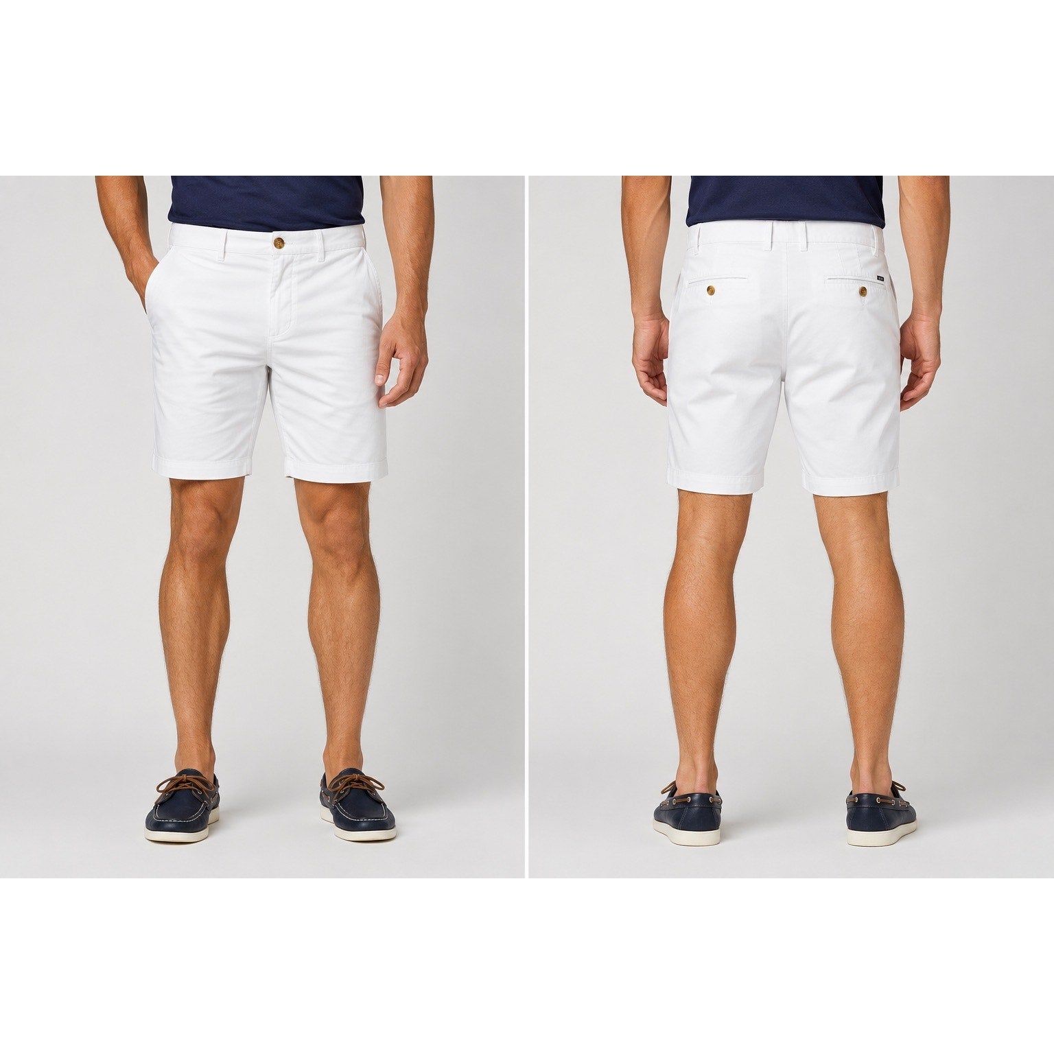 Polo Ralph Lauren Stretch Slim Fit Chino Shorts in White — Size 40