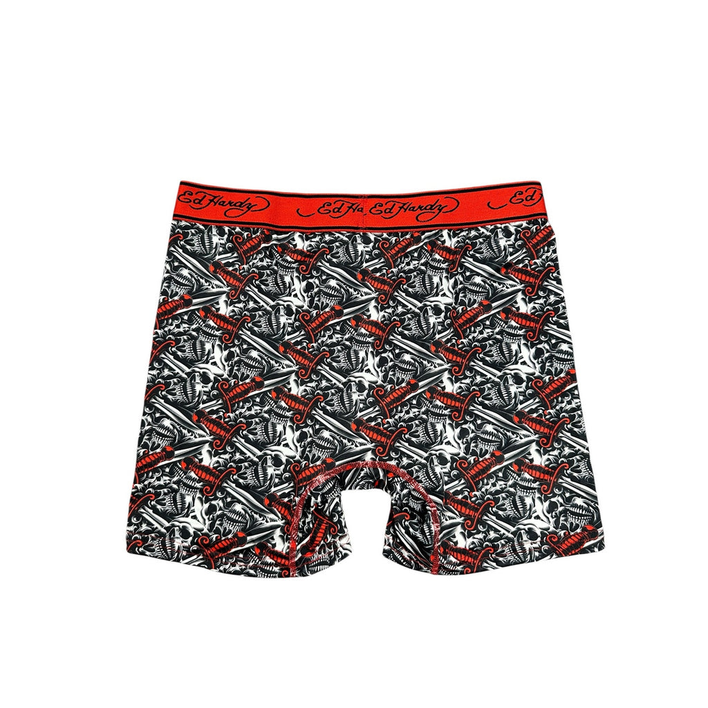 Ed Hardy Performance Boxer Briefs 4-Pack — Size Medium