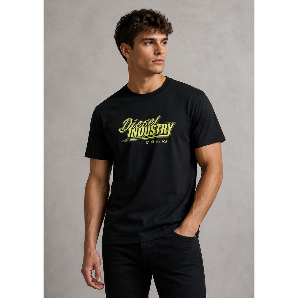 Diesel Industry Team Deep Black Tee - XL