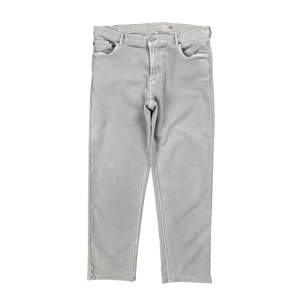 Faherty Stretch Terry 5 Pocket Pants in Gray — Size 38 // Preowned