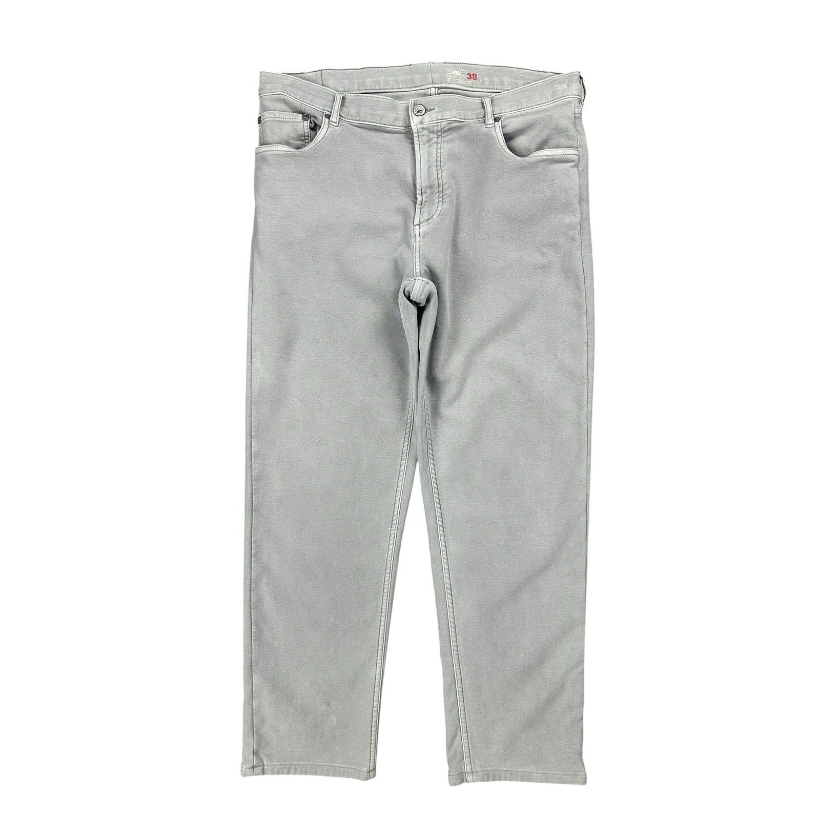 Faherty Stretch Terry 5 Pocket Pants in Gray — Size 38 // Preowned