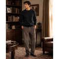 Façonnable Modele F40 Wide-Wale Corduroy Pants in Brown — Size 36