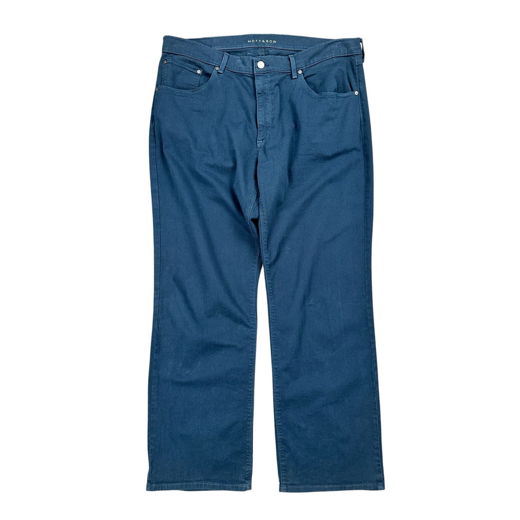 Mott & Bow Straight Mercer Jeans in Blue — Size 40x32 // Preowned