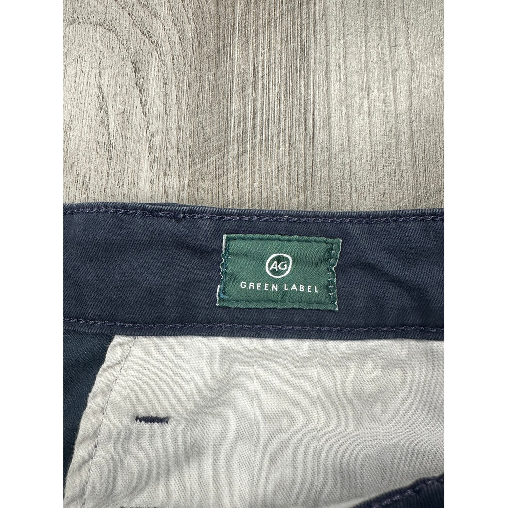 AG Adriano Goldschmied Green Label Canyon Relaxed Golf Shorts in Navy — Size 32R // Preowned