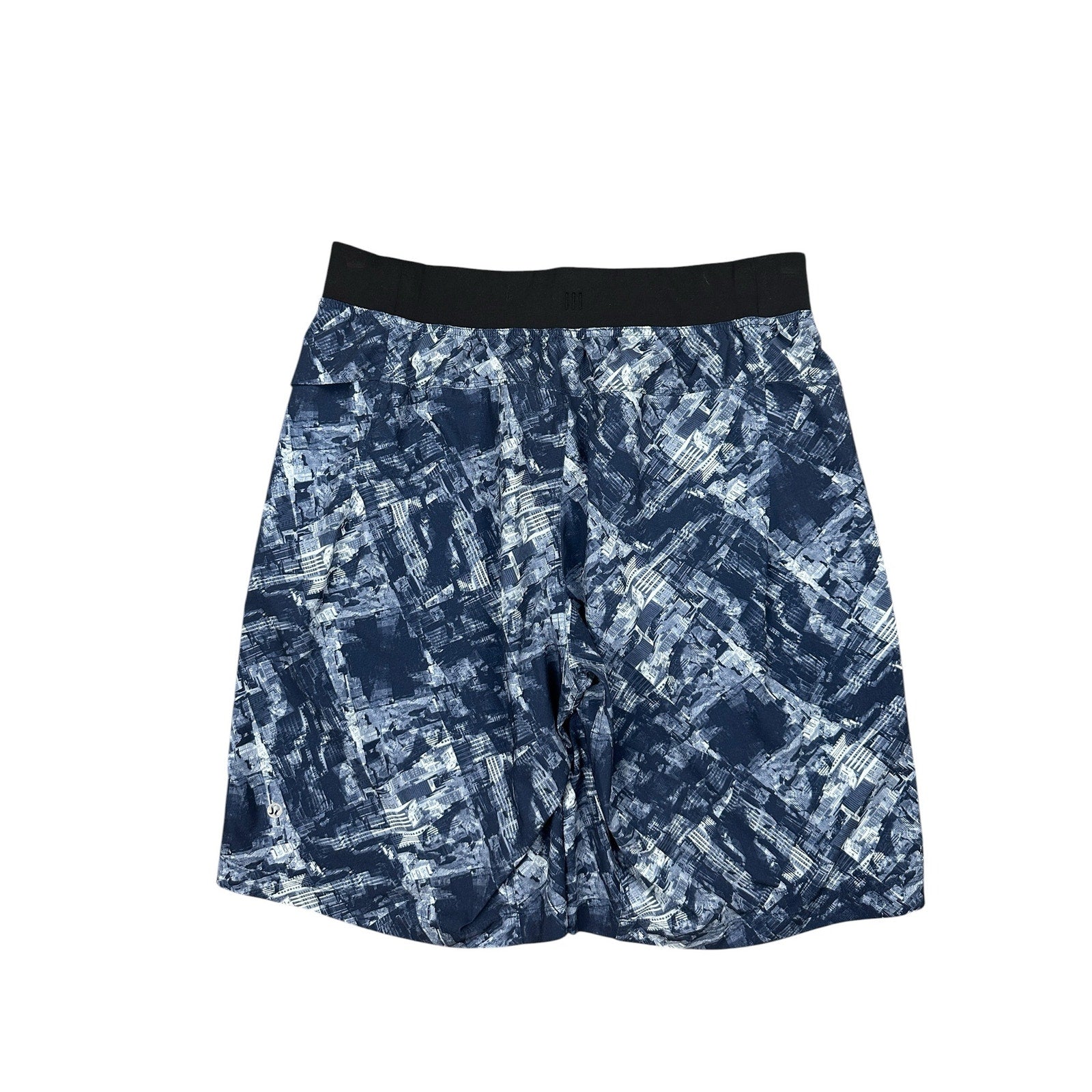 Lululemon City Downtown Print 11" Core Shorts in Navy, White, Black — Size Large // Preowned