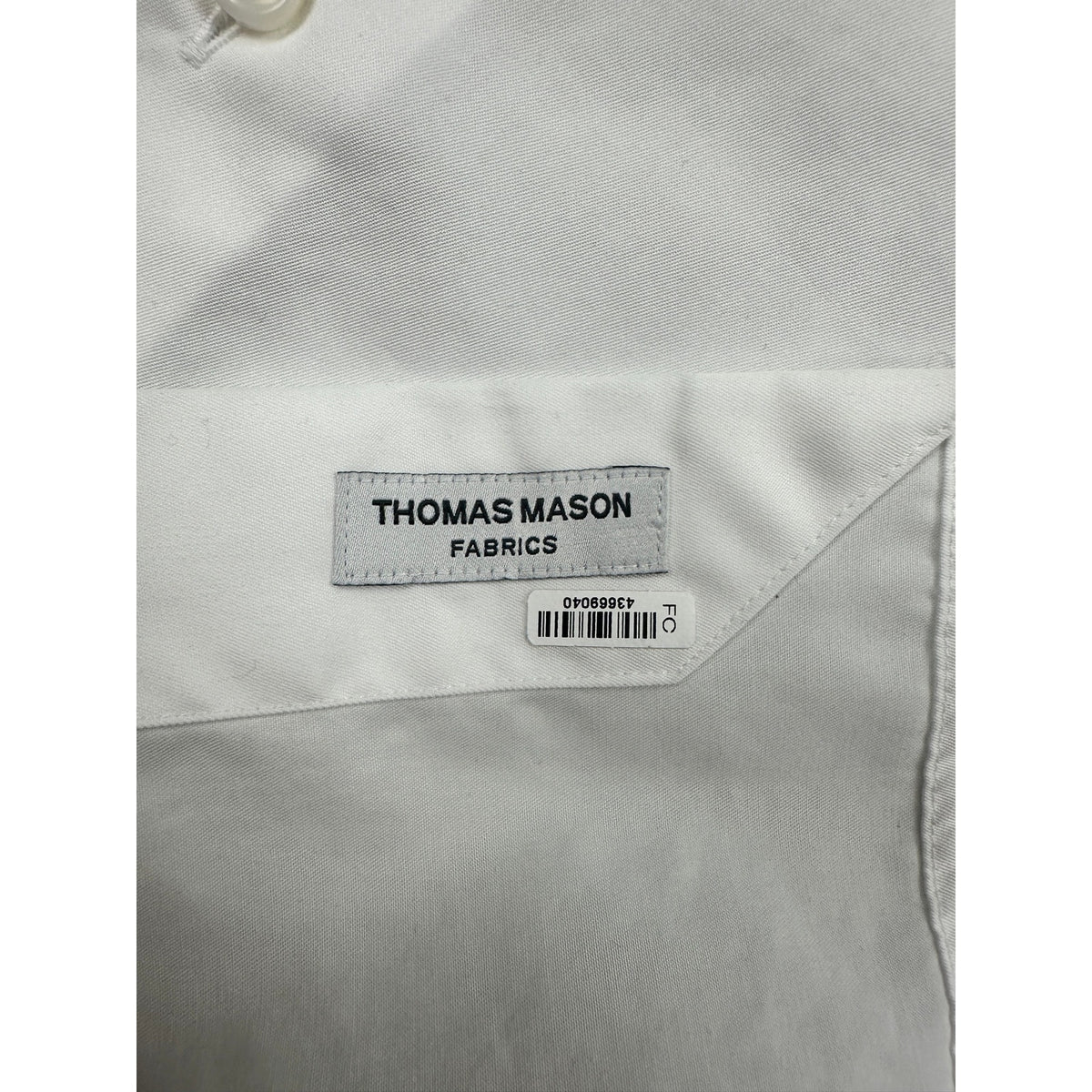 Suitsupply Thomas Mason Fabrics Egyptian Cotton Slim Fit Formal Long Sleeve Shirt — Size 37/14.5 (Small) // Preowned