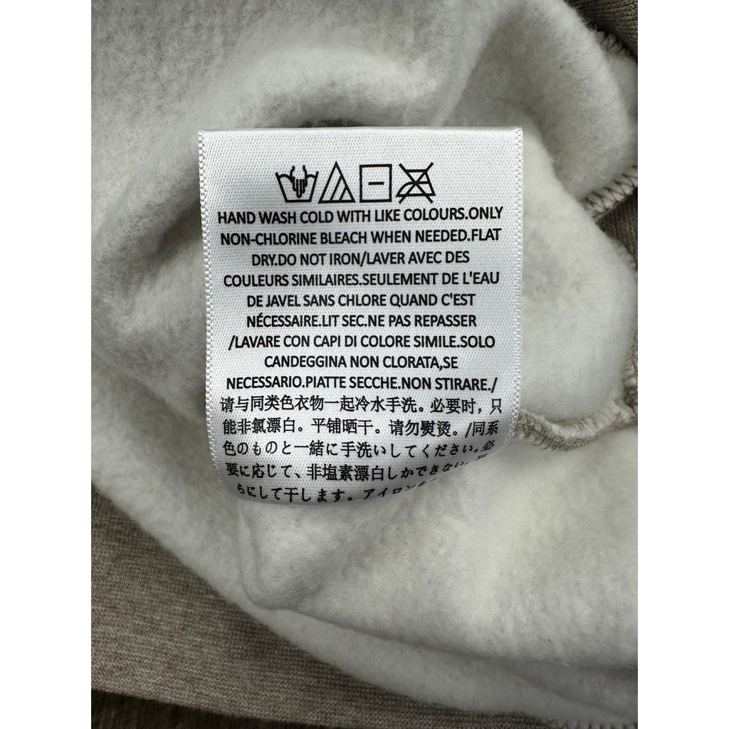Fear of God Essentials Classic Fit Fleece Crewneck Sweatshirt in Light Heather Oatmeal Tan — Size Large // Preowned